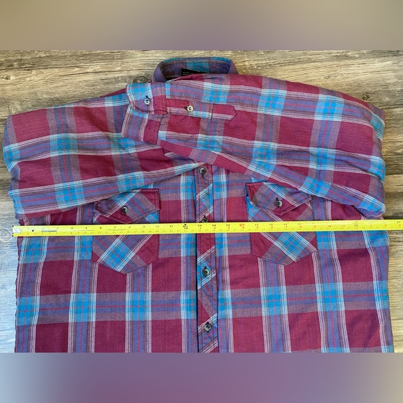 Vintage Branded Lion Mens Flannel Shirt Jacket Size XL (Long) - Picture 5 of 8